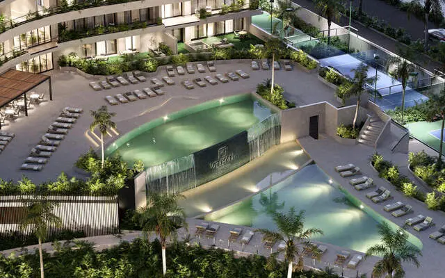 Vista aérea de las torres Vellmari